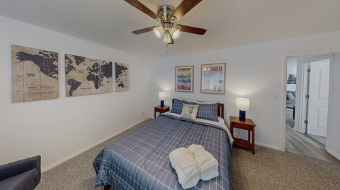 Floor plan for 2 beds, 1 bath, 800 sqft